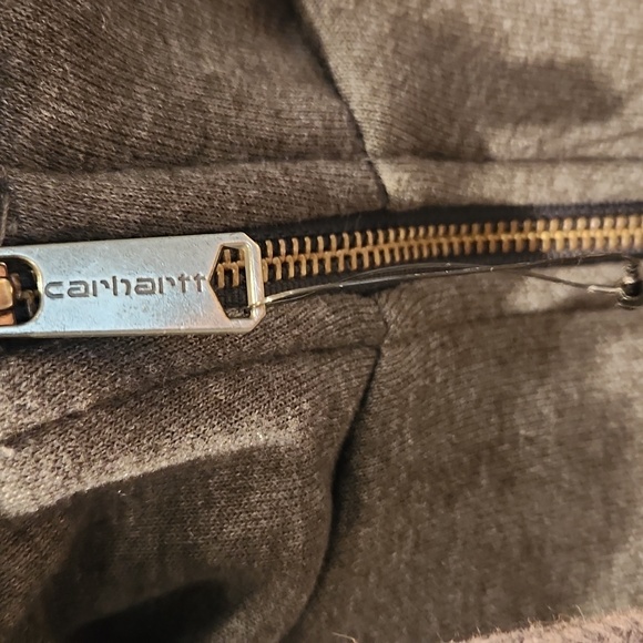 Like New Carhartt Loose Fit Rain Defender Gray Men's Sz L Zip-Up Hoodie - Picture 5 of 10